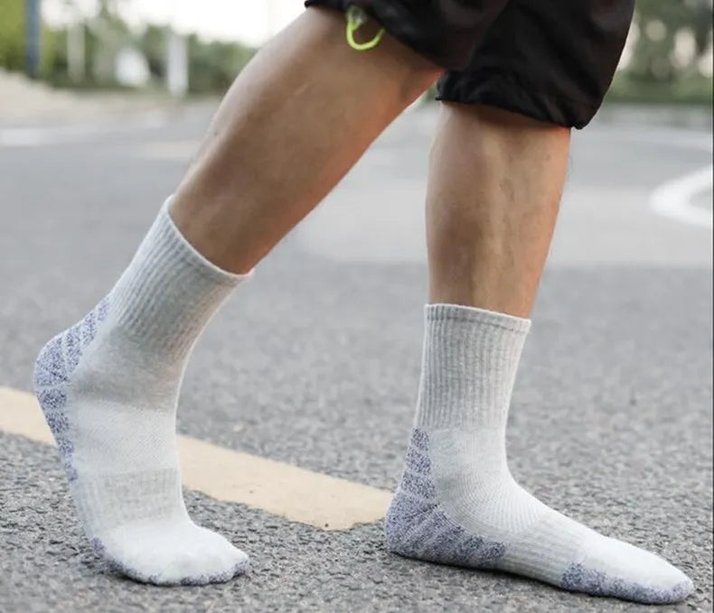 Chaussettes de Ski thermiques d'hiver pour hommes et femmes, chaussettes chaudes pour Sports de plein air, Snowboard, escalade, randonnée, EU35-47
