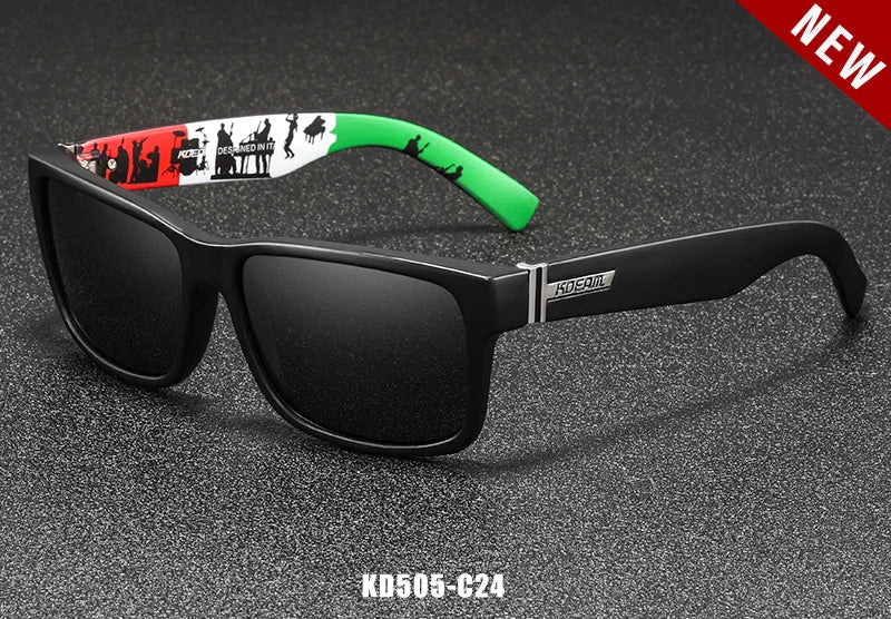 Lunettes de soleil sport polarisées — couleurs choquantes, conduite extérieur, photochromiques, avec boîte