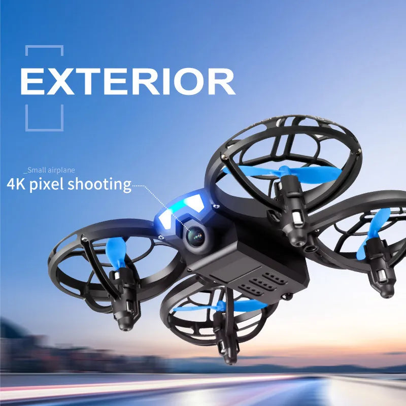 V8 nuevo Mini Dron 4k profesional HD 1080P cámara gran angular WiFi FPV RC Dron altura mantener Drones helicóptero juguetes para niños 4DRC