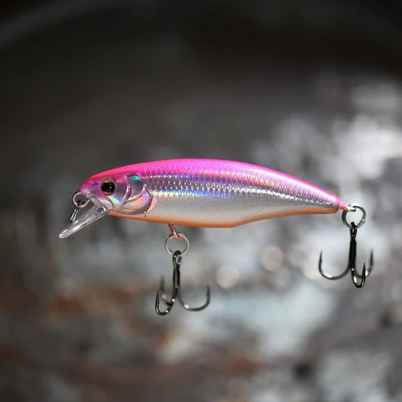 Japon modèle chaud coulant méné leurres de pêche 52mm 4.5g Jerkbait bar brochet Carkbait Wobblers nageur appât dur professionnel