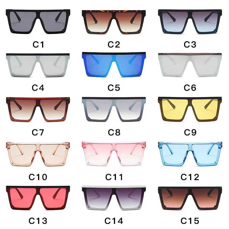 Respzed Shades-Vintage Retro Sunglasses for Men and Women, Black Square Sunglasses, Fashion Sunglasses