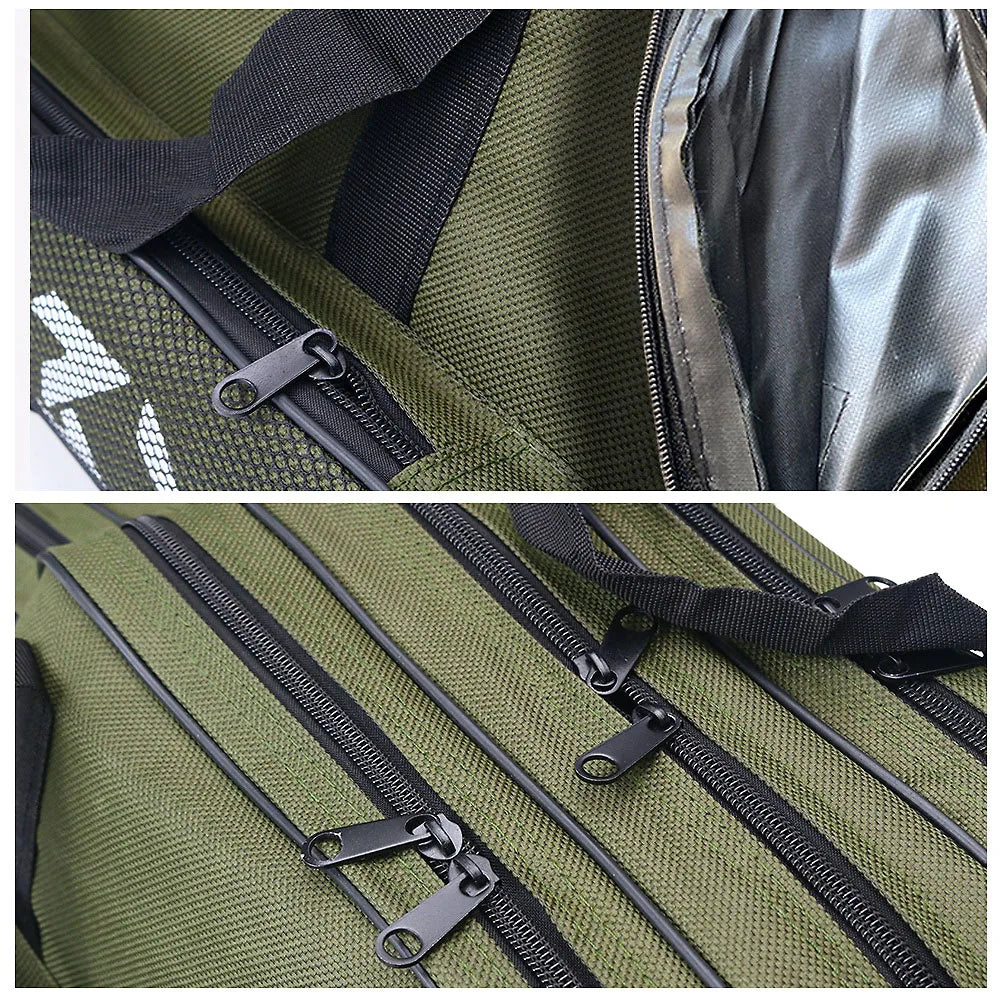 Porte-canne à pêche pliable et Portable, sac de rangement pour outils de moulinet, étui 122cm / 152cm / 182cm