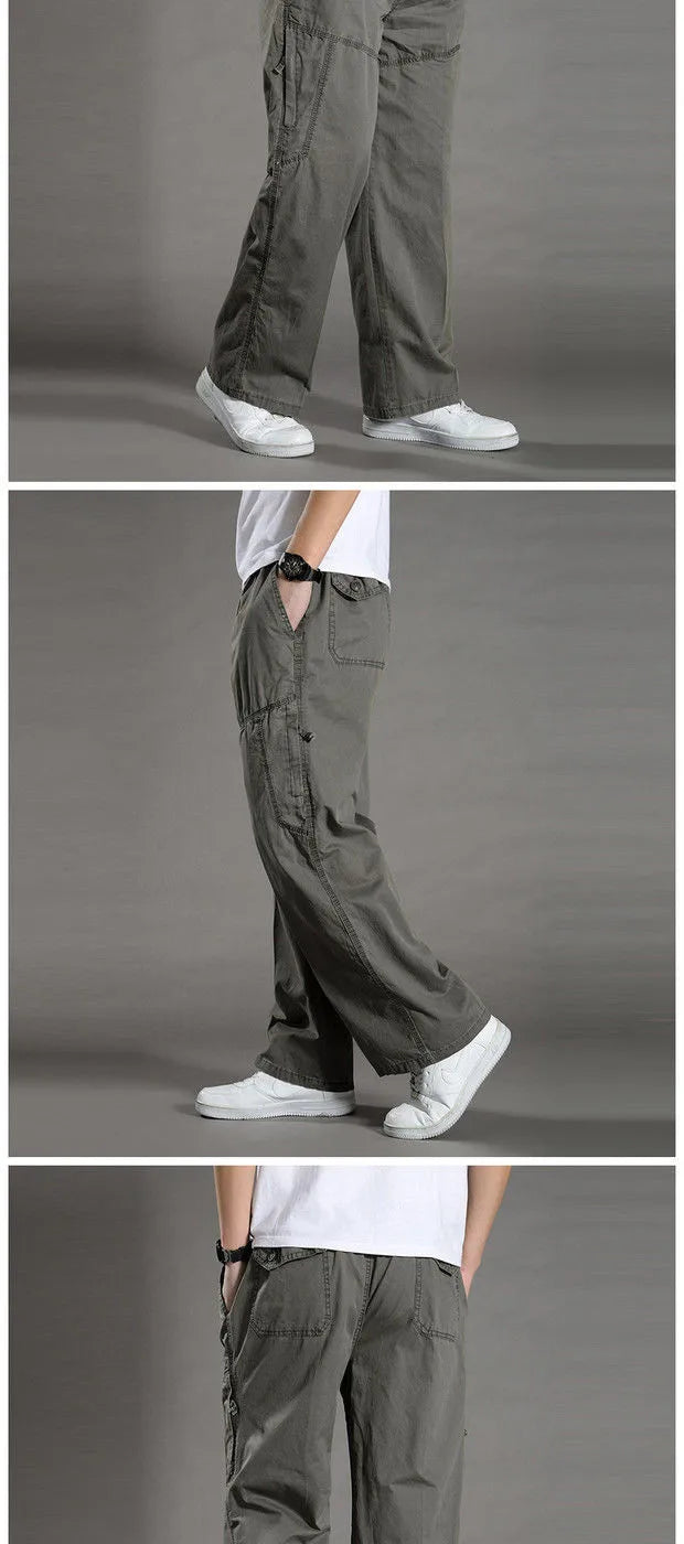 Pantalon Cargo homme été printemps coton vêtements de travail nouveau en grande taille 6XL décontracté escalade Joggers pantalons de survêtement Hombre automne pantalon
