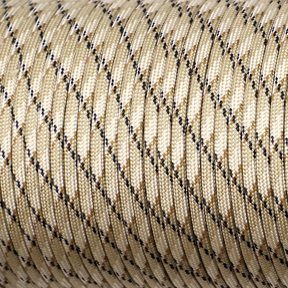 Paracorde 550 à 7 brins, 5, 15, 30 M, Dia.4mm, pour activités en plein air, Camping, survie, Parachute, accessoires pour tente de randonnée