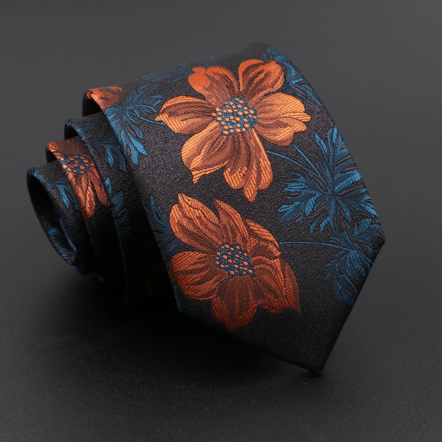 Nouveauté hommes cravate florale plume wapiti motif géométrique rouge bleu cravates loisirs affaires usage quotidien cravate cadeau de fête de mariage