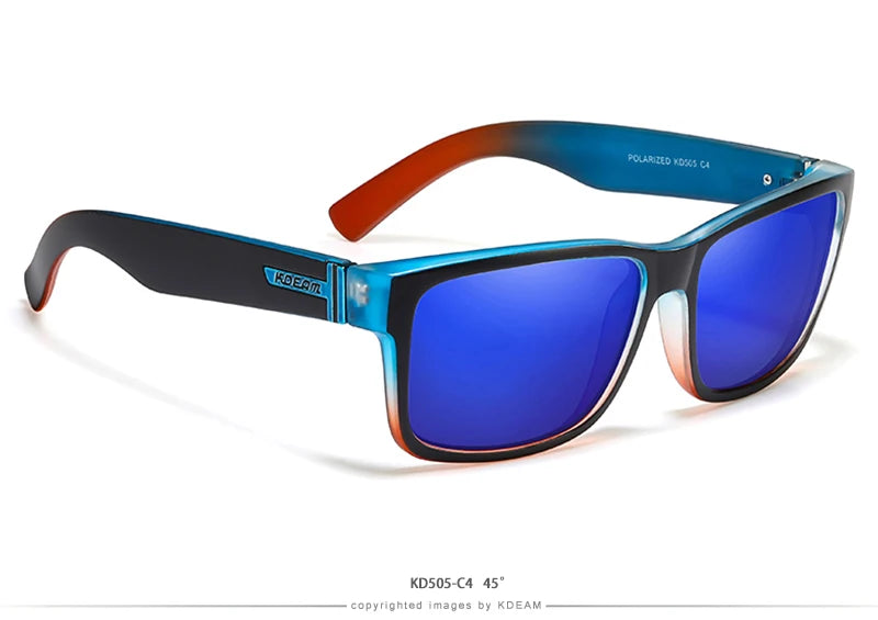 Lunettes de soleil sport polarisées — couleurs choquantes, conduite extérieur, photochromiques, avec boîte