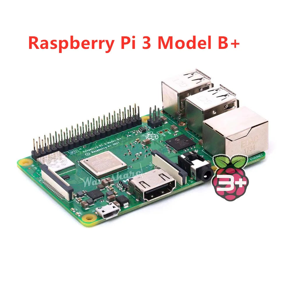 Original Element14 Raspberry Pi 3 modèle B/B + 3B + Plus, la troisième génération Pi A 1.4GHz 64 bits processeur Cortex-A53 quad-core