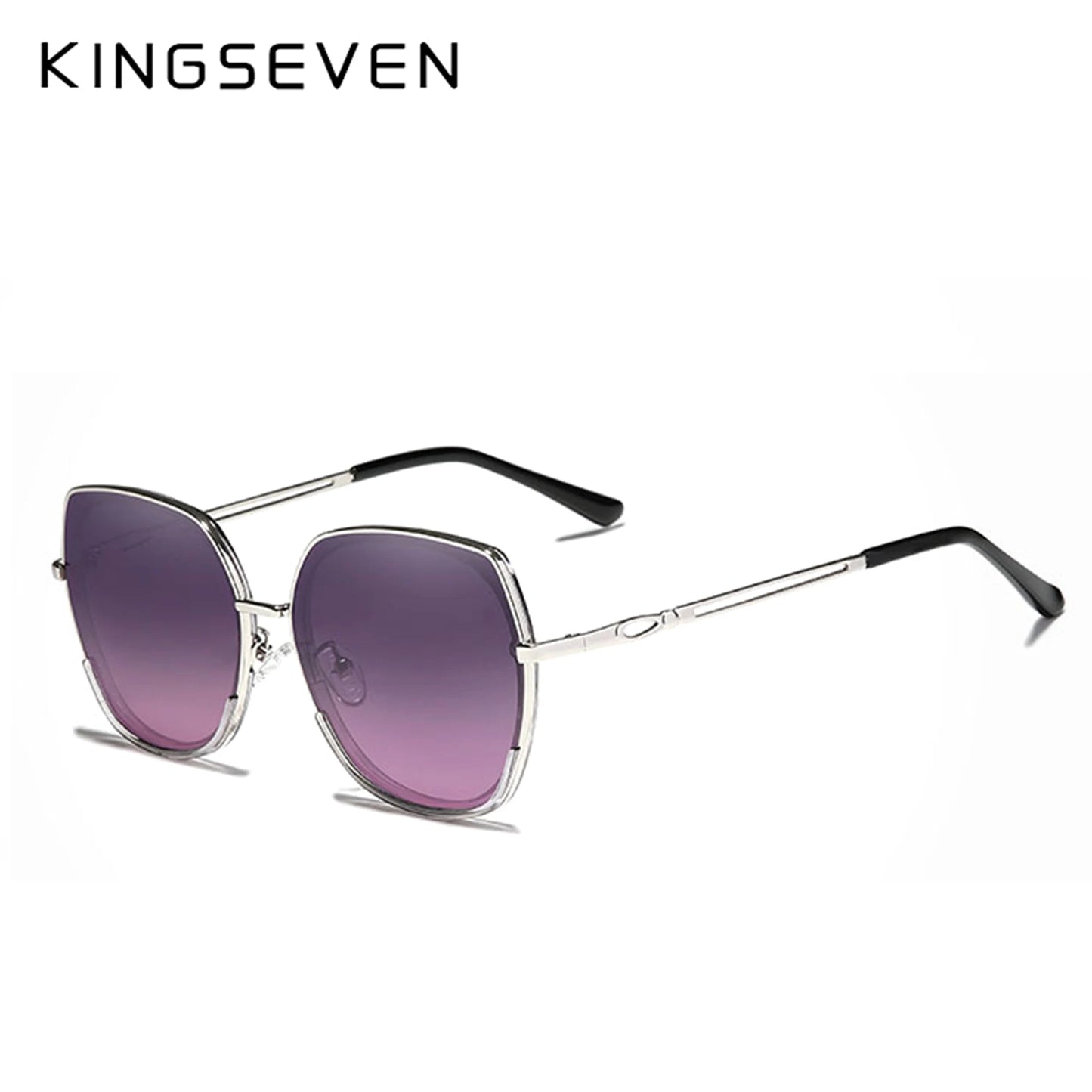 Lunettes de soleil femme style jeune polarisées dégradées — design élégant