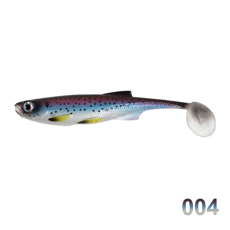 D1 – lot d'appâts souples en Silicone pour la pêche, pack de leurres pour attraper des poissons tels que les bars, les brochets et les perches, matériel pour pêcher, 75mm/100mm, 5 pièces par lot, 2020