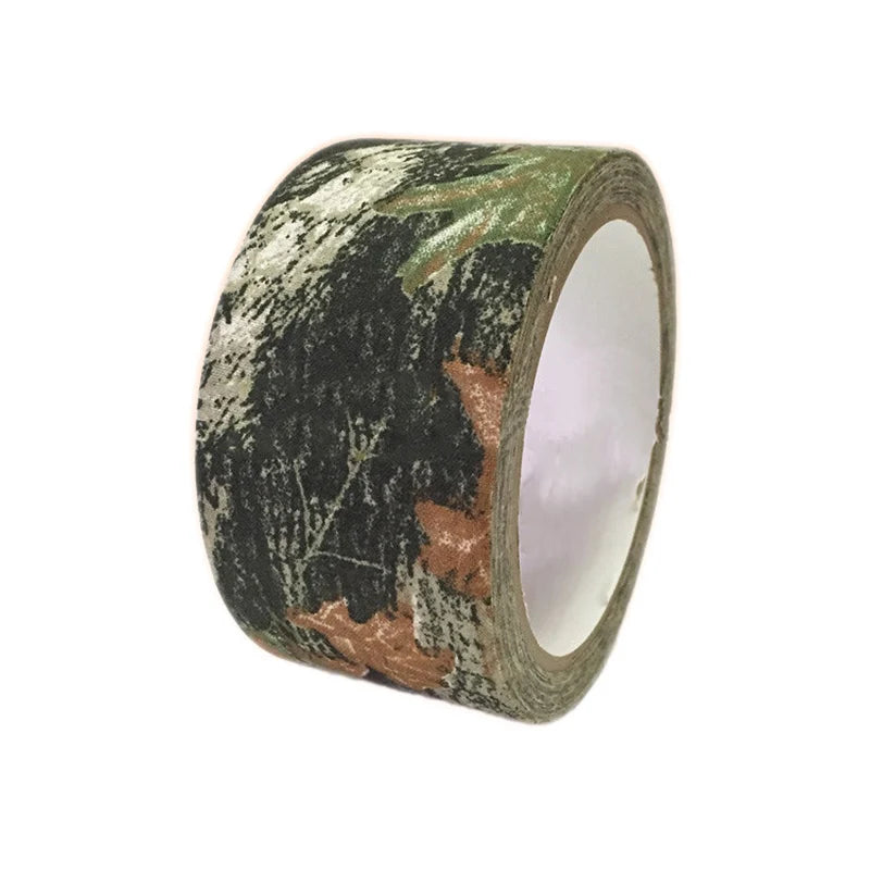 5M ruban de Camouflage extérieur WRAP chasse étanche auto-adhésif Camo bande furtive pansement 0.05m x 5m /2 pouces x 196 pouces