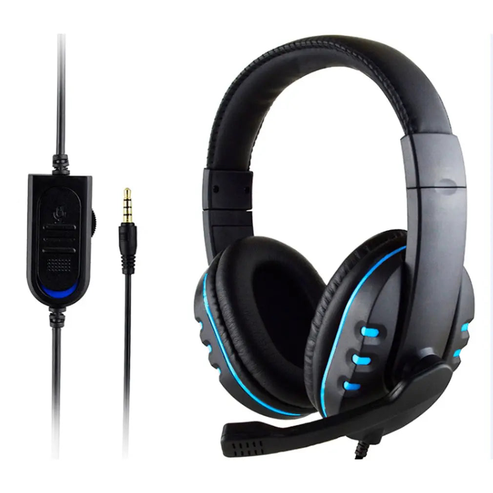 Casque 3.5mm filaire de jeu — écouteurs musique, consoles, PC, chat ordinateur, microphone