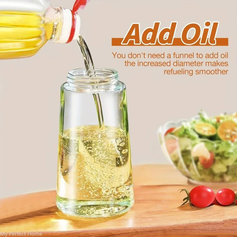 Pulvérisateur d'huile de cuisine en plastique 2 en 1, 500 ml, flacon pulvérisateur d'huile d'olive, distributeur d'huile pour barbecue, cuisson, rôtissage, pique-nique, outil de cuisine