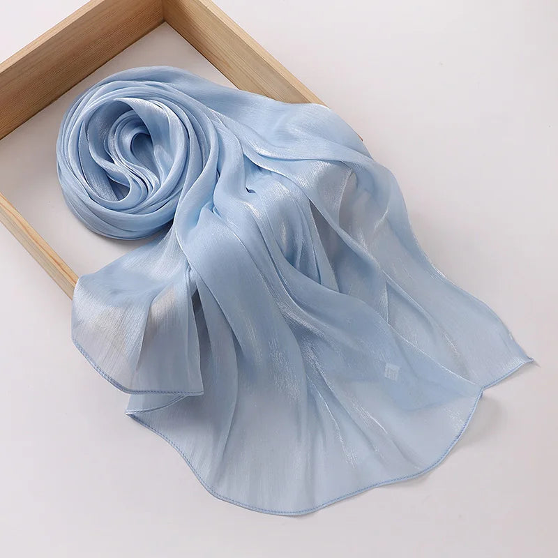 Hiyabs de gasa de primera calidad para mujer, velo turbante suave y largo, bufandas musulmanas, chales hiyab, cubierta para la cabeza islámica, accesorios de Ramadán