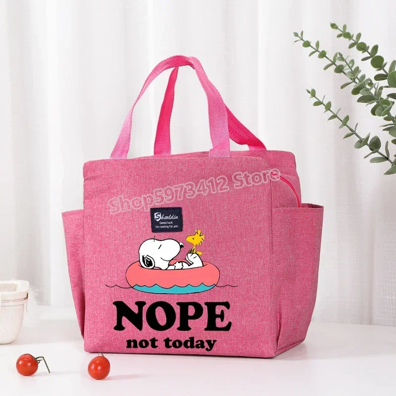 Sac isotherme portable pour déjeuner et boissons — mignon, thermique, pique-nique, cadeau enfants