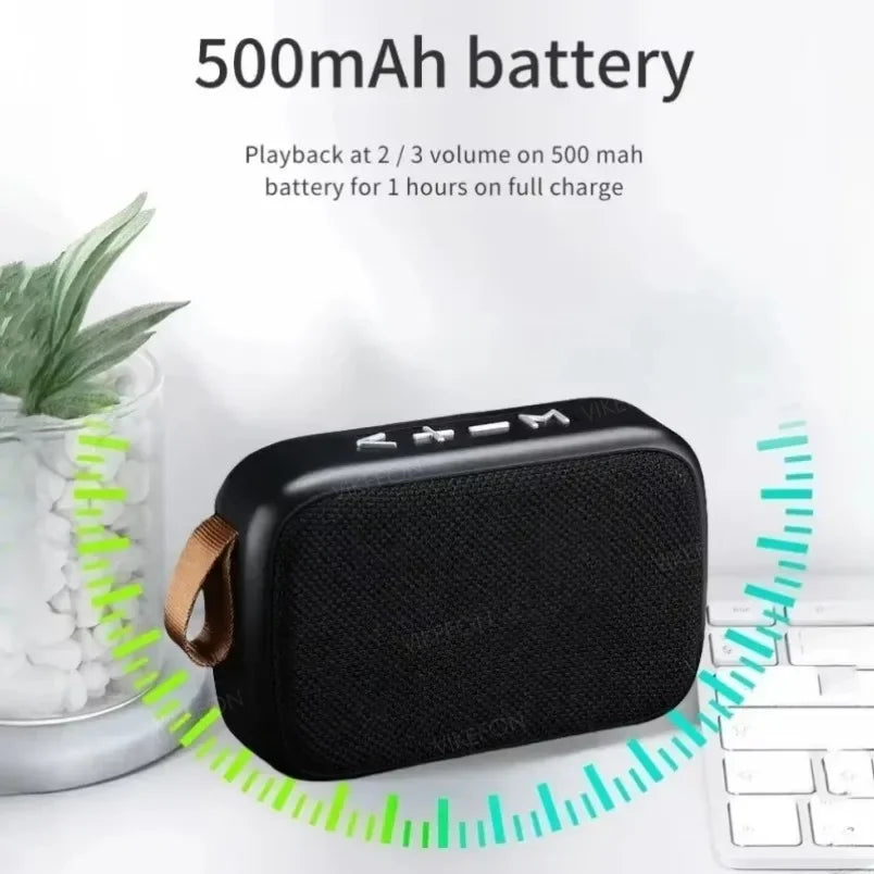 Mini haut-parleur en tissu, barre de son Portable sans fil, Bluetooth 5.0, pour Sport extérieur et intérieur, haut-parleur HIFI, Support J, carte TF, Radio FM L