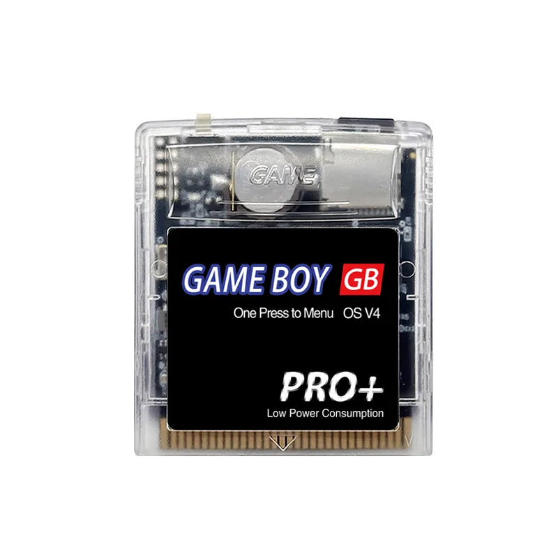 Cartouche de jeu GBC Gameboy OS V4 2000 en 1 avec carte TF 4 Go pour consoles de jeu GB GBC GBA SP GBM GBP