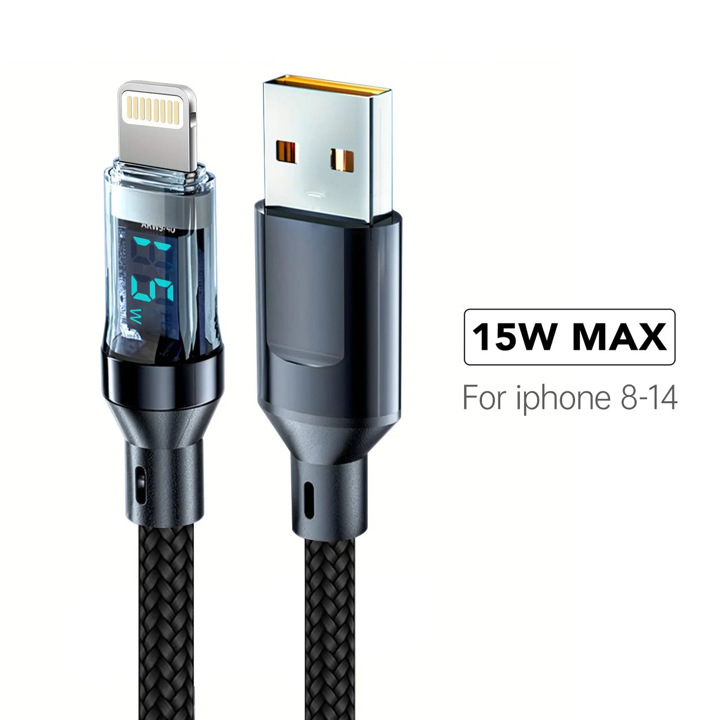 Câble USB Type-C charge ultra rapide 120W — transfert de données, compatible Lightning