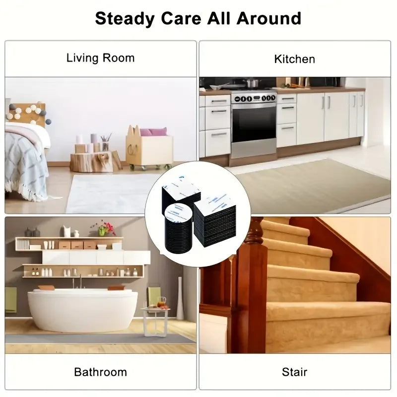 Double-sided adhesive tape, 30 pieces, wall tape suitable for home, office, car, and outdoor use
