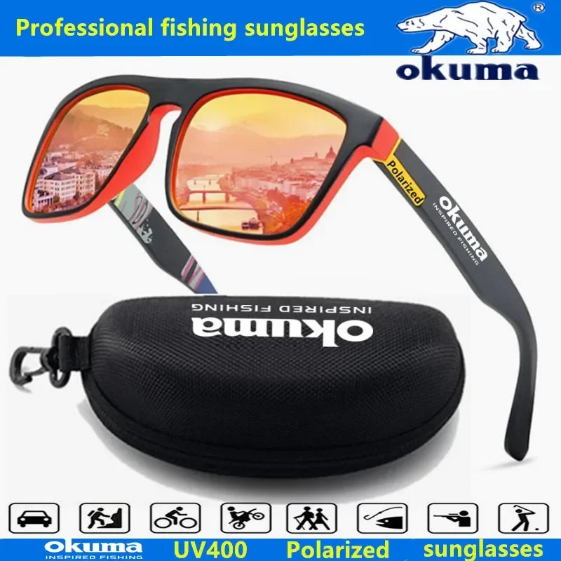 Lunettes de soleil polarisées UV400 — chasse, pêche, vélo, conduite extérieur, boîte en option