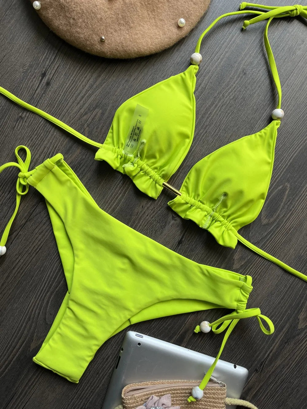 RUOTONGSEPT 2025 nouveau Sexy 13 couleurs Triangle maillot de bain pour femmes brésilien Bikinis maillots de bain Push Up maillot de bain plage Bikini ensemble