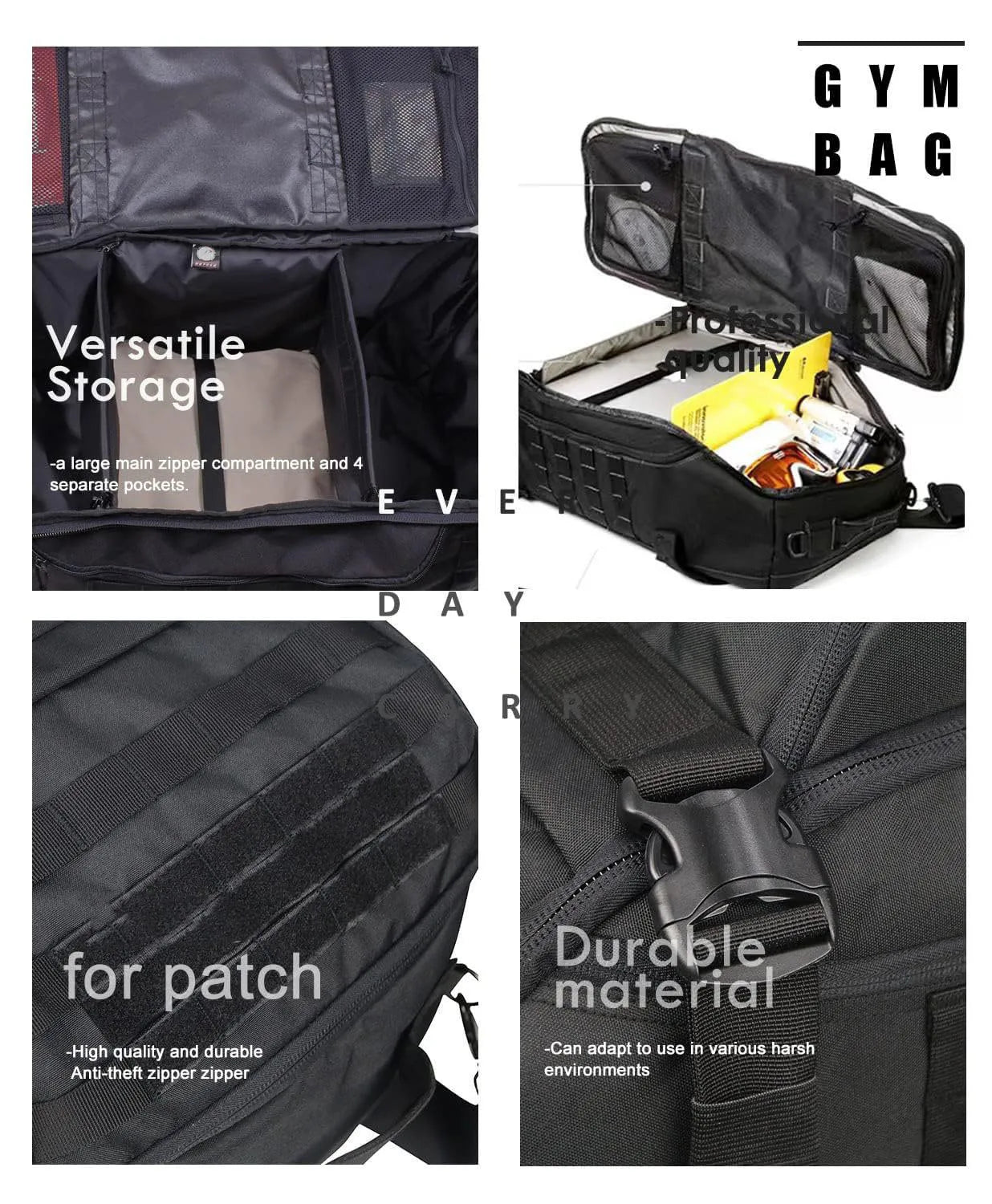Sac à dos d'escalade en plein air pour hommes, tenue de pêche, sac de sport, voyage, Camping, randonnée, cyclisme, sac à main de Fitness, sacs d'école