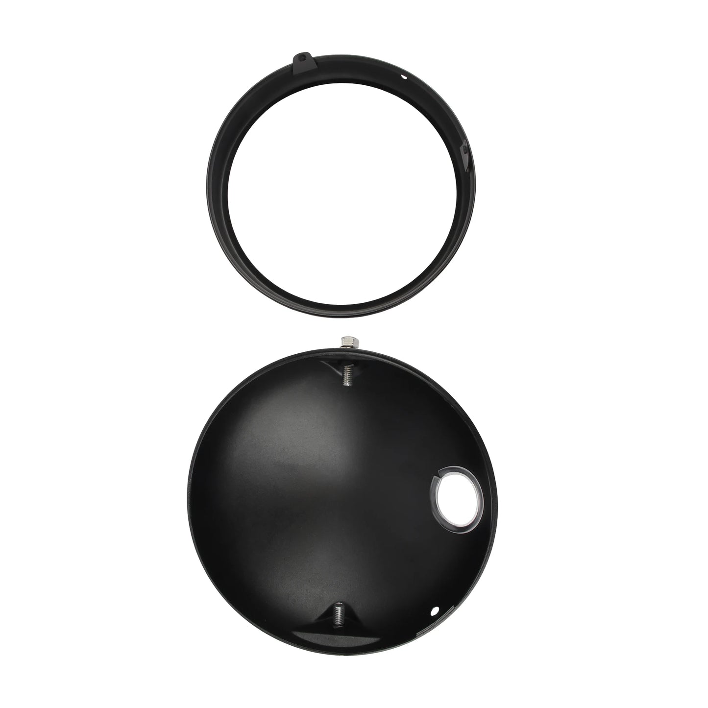 Carcasa universal de faro LED para motocicletas, 5.75 pulgadas, 7 pulgadas, soporte de Base de faro modificado retro para Harley Yamaha Suzuki Cafe Racer