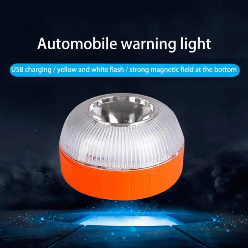 Balise de Secours V16 Homologuée DGT 2024 — LED, Rechargeable, Induction Magnétique, Espagne
