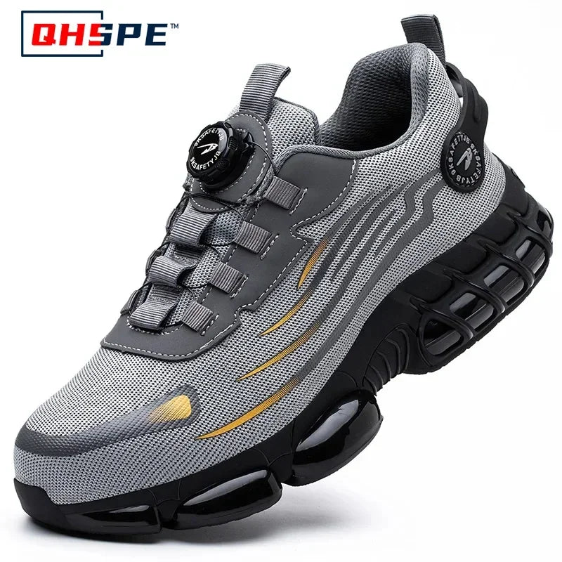 Chaussures de Sécurité Bouton Rotatif — Protection & Confort Travail