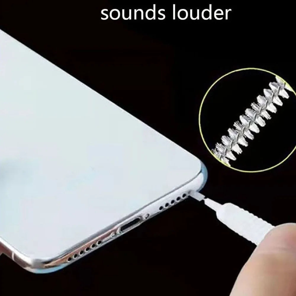 Kit de limpieza antipolvo para puerto de carga de teléfono móvil, para iPhone 15 14 13 Pro Max, cepillo de limpieza antipolvo para teclado de ordenador