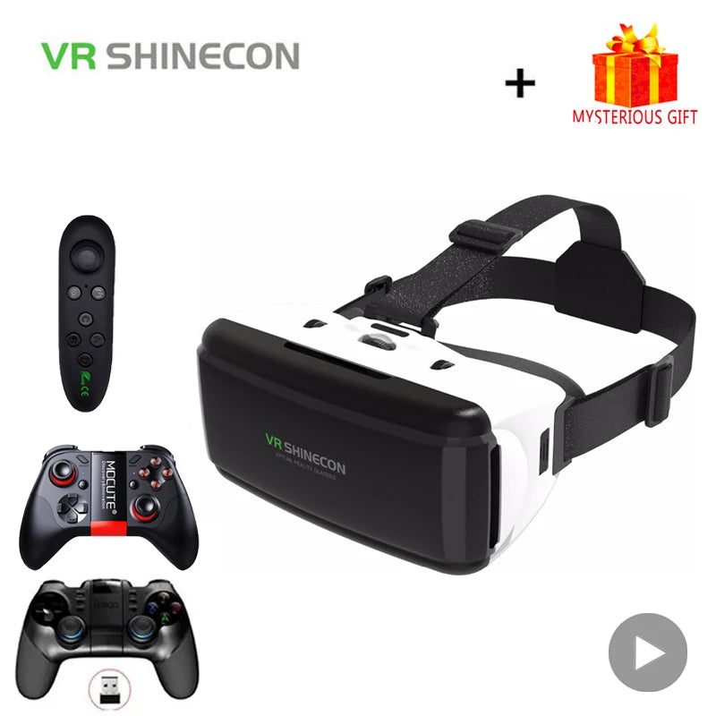 Casque VR 3D réalité virtuelle augmentée pour iPhone et Android — jeu mobile (v8)
