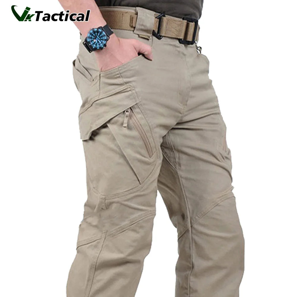 Men's Outdoor Cargo Hiking Trekking Classic Urban Tactical Army Joggers Multi-pocket Military Camouflage Pants