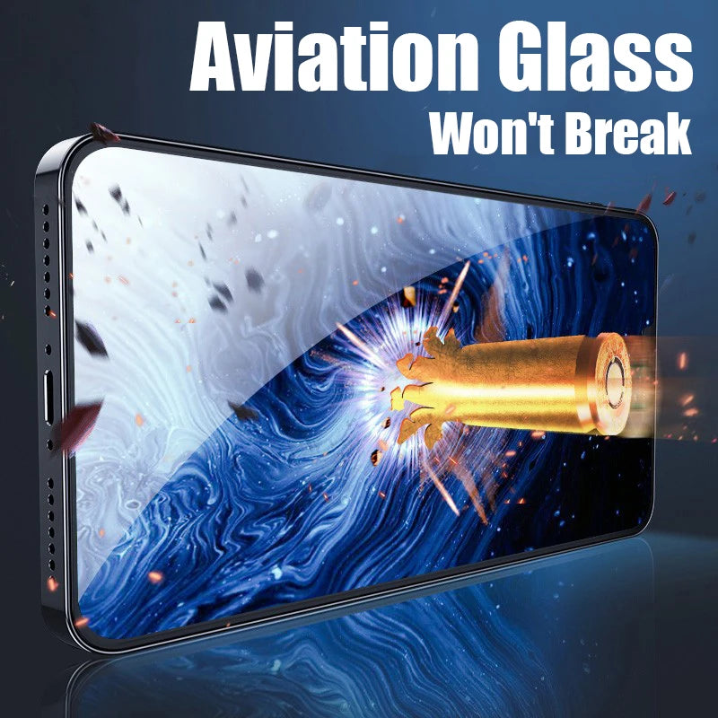 Protector de pantalla de cristal para iPhone, película protectora, 9D Guatemala, iPhone 16 15 14 13 12 11 Pro Max, iPhone 78 Plus Poly Xs Max, 2 piezas, 4 piezas