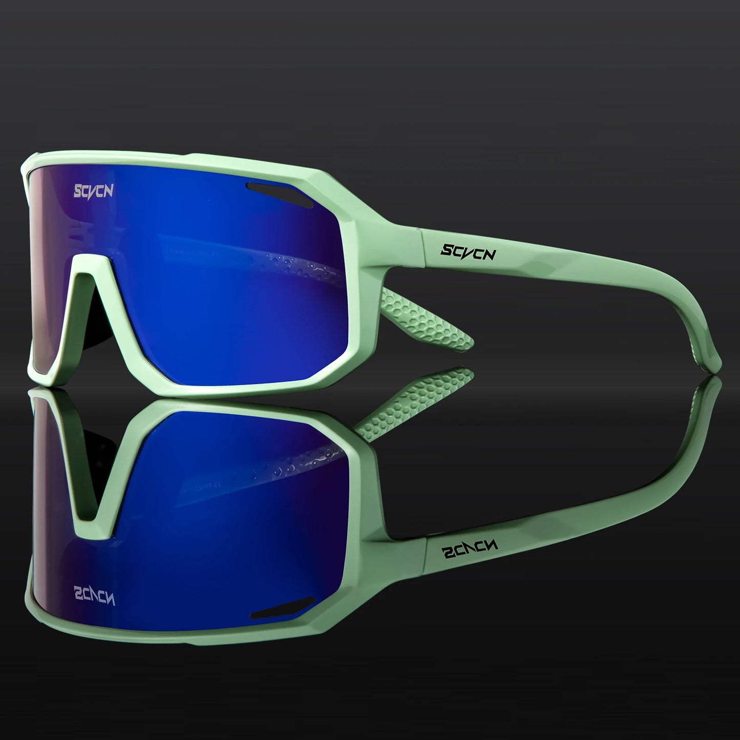SCVCN Men's Cycling Sunglasses Women's Mountain Bike Road Bike Driving Glasses Outdoor Sports Racing Eyewear UV400 Hiking Glasses
