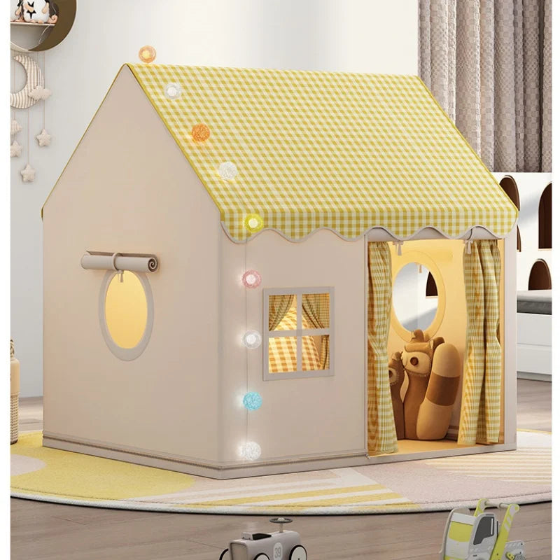 Kids Foldable Indoor Play Tent, Garden Teepee, Princess Castle, Cubby Toys, Children Room House, Outdoor Games