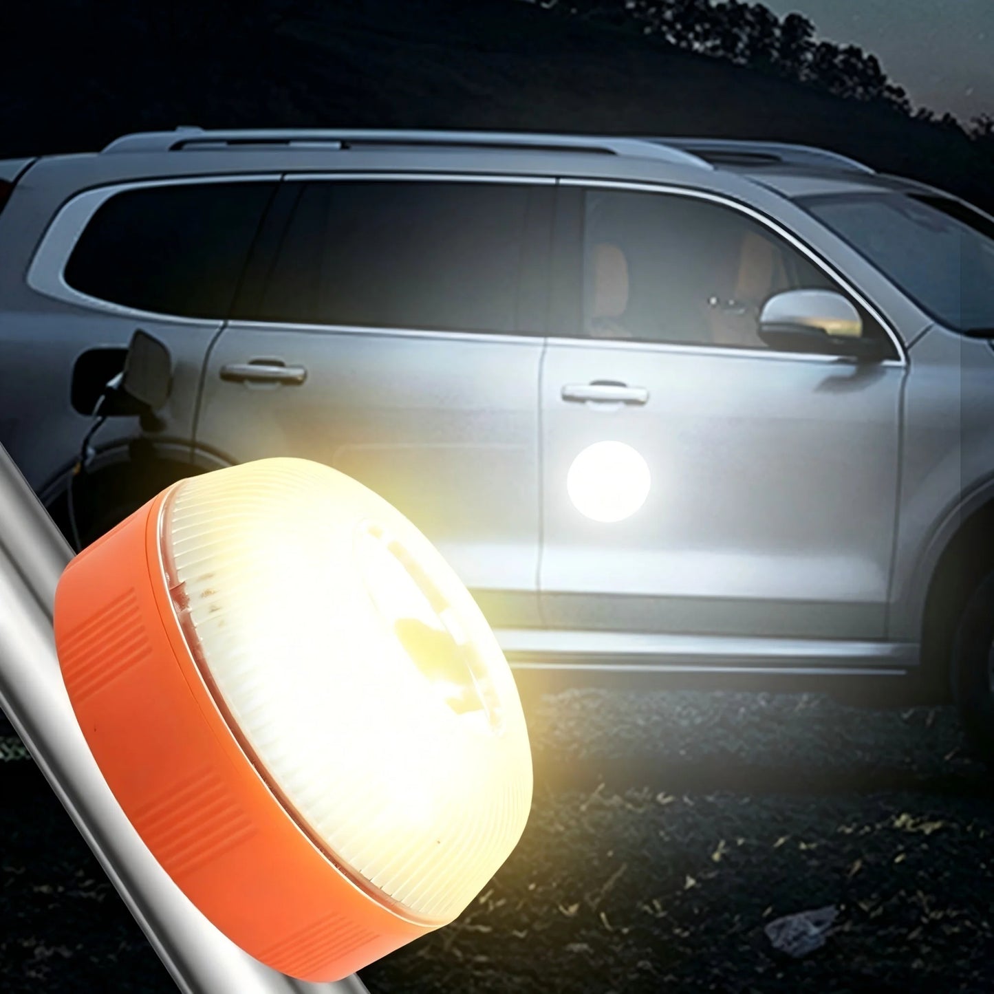 Lumière d'urgence LED pour voiture, clignotante, à induction magnétique, pour accident routier, lumière stroboscopique portable d'avertissement