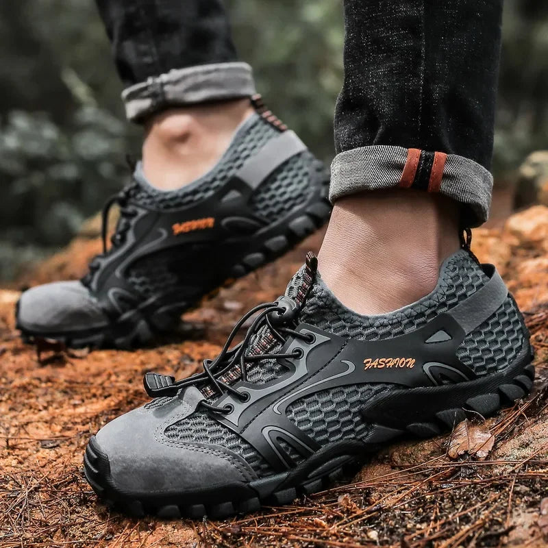 Chaussures de Randonée Homme Maille Respirante — Jogging & Trekking Niveau Pro
