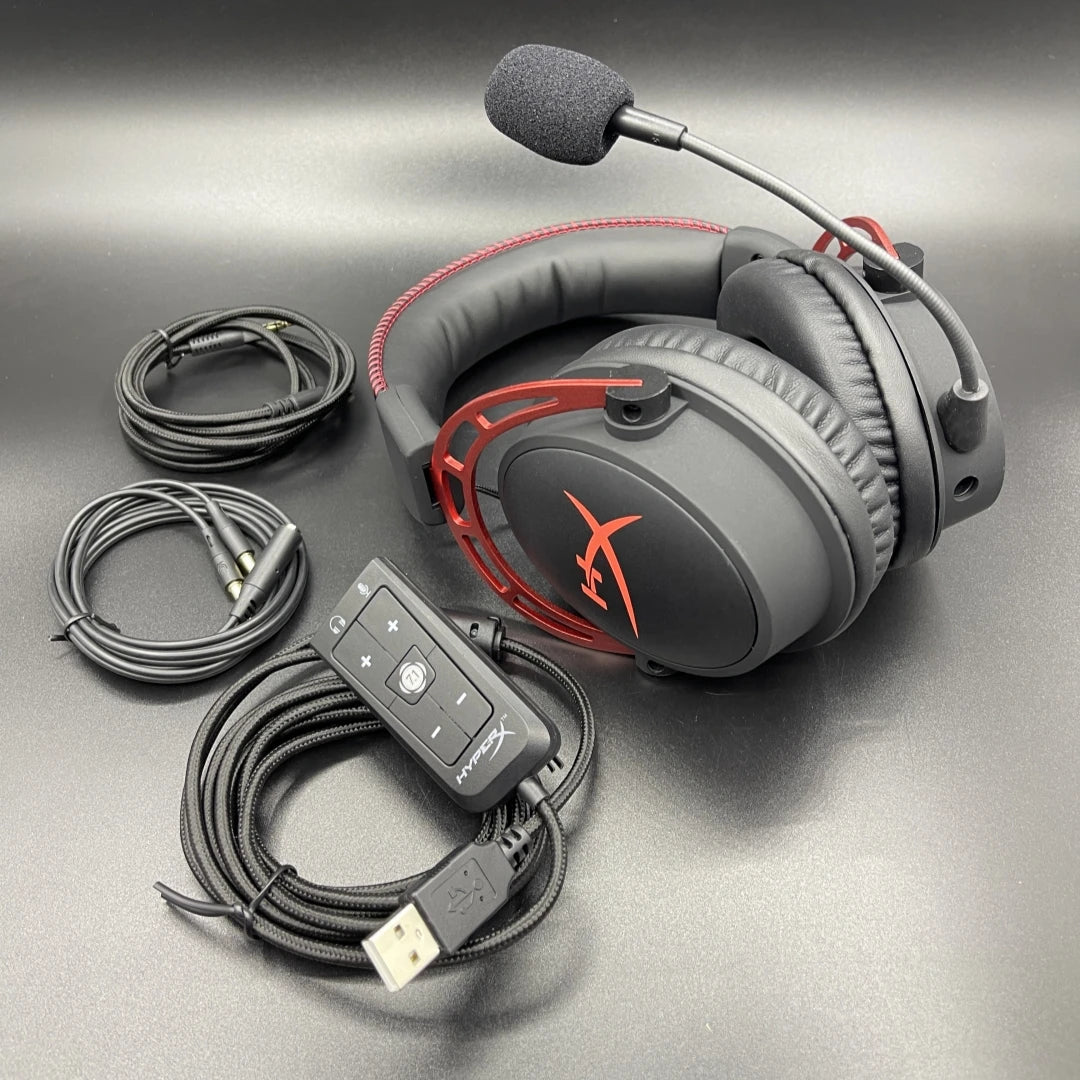 HyperX Cloud II – 7.1 Hi-Fi Surround Sound Gaming Headset with Microphone, for Computer and Mobile Phone, Original, Used