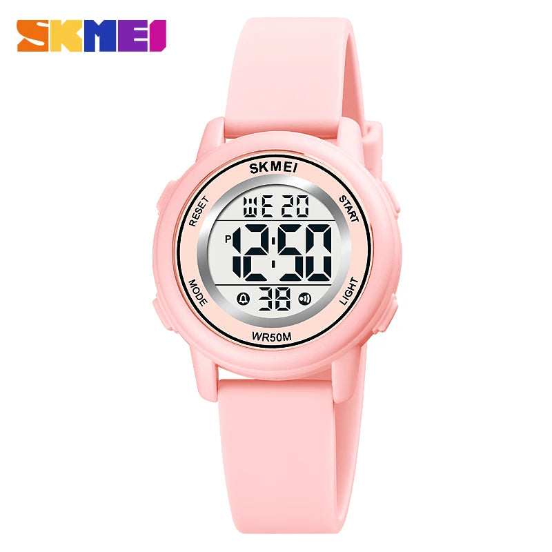 Montre enfant étanche sport colorée — numérique, antichoc, garçons et filles