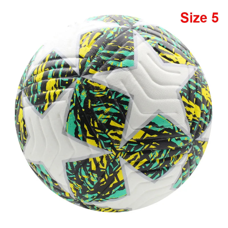 Ballon de Football Taille Officielle 4/5 PU — Sans Couture Match Extérieur