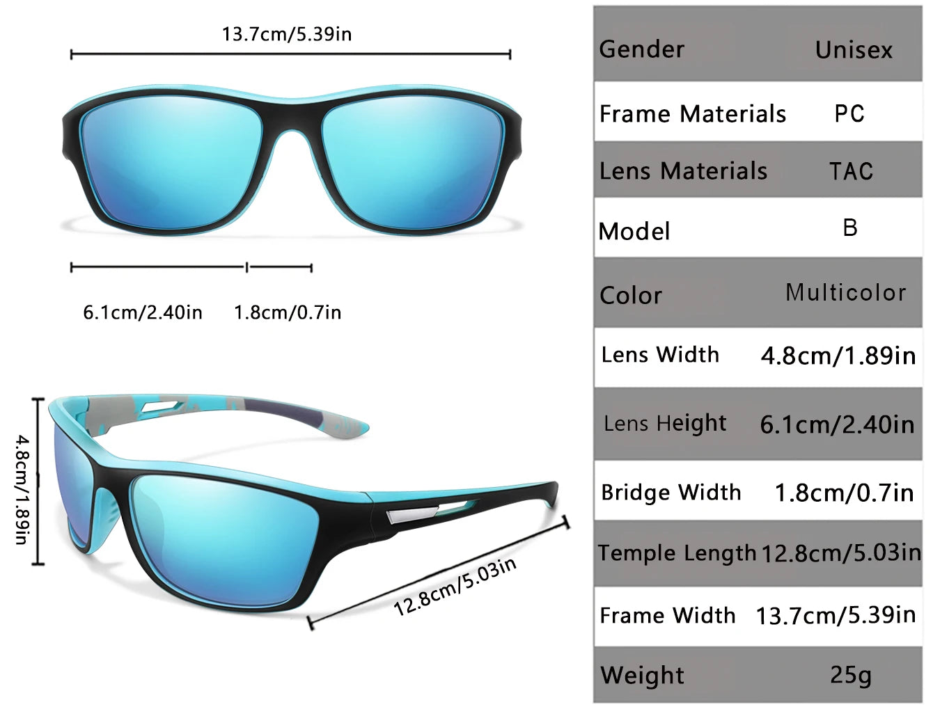 Lunettes de soleil de pêche polarisées pour hommes et femmes, lunettes anti-absorbe ouissement, lunettes UV400, sports de plein air, conduite, randonnée, cyclisme sur route