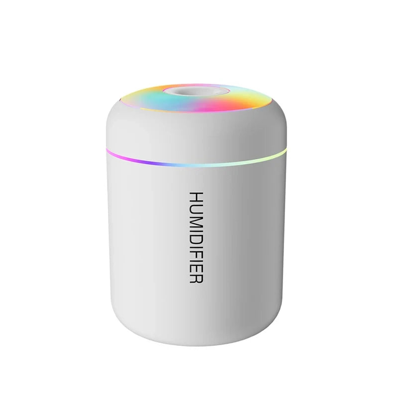 USB LED Air Humidifier, Desktop Cool Mist Sprayer, Aroma Diffuser, Essential Oil Purifier for Home Bedroom