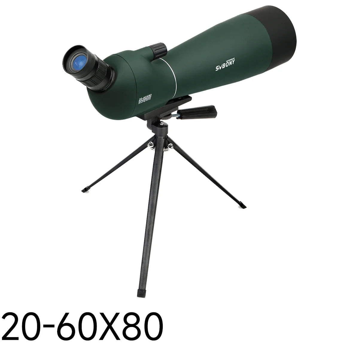 Svbony SV28 Spotting Scope 50/60/70/80mm Bak4 Porro Prism Waterproof Monocular Powerful Spotting Scope Phone Adapter Tripod for Bird Watching