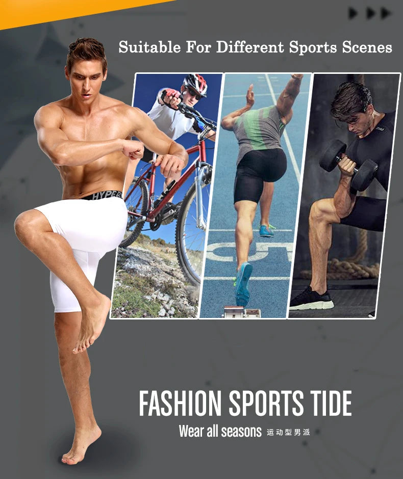 2025 Shorts de Compression hommes vêtements de Sport d'été collants d'entraînement Leggings de Fitness de gymnastique pantalons courts bas de Sport Shorts de course hommes
