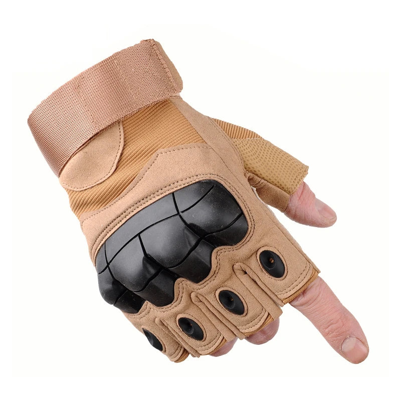 OutdoorTactical cinq doigts gants dur joint Paintball Airsoft chasse Combat équitation moto glog randonnée demi doigt gant