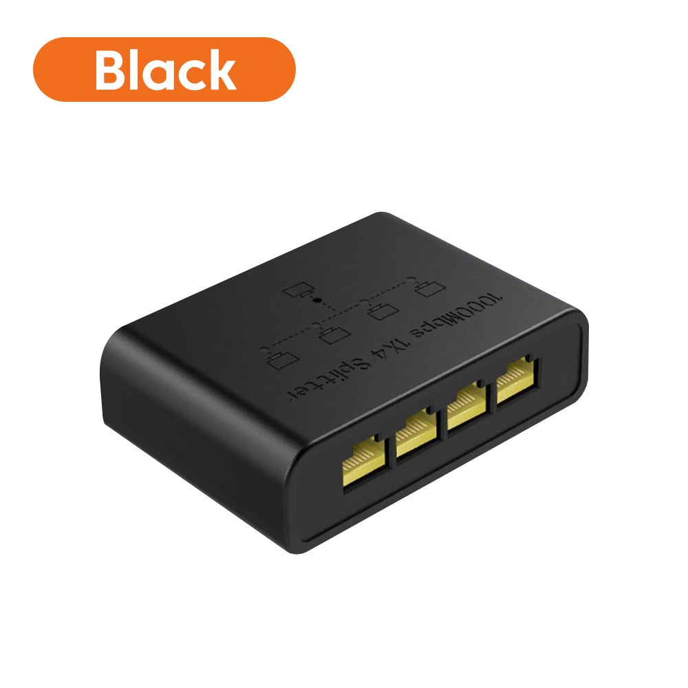 Commutateur réseau Gigabit 5 ports RJ45 — Ethernet, connexion câble, séparateur, extenseur