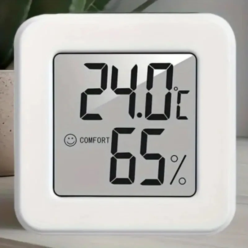 Mini compteur de température et d'humidité d'intérieur, compteur de température de chambre à coucher, affichage numérique électronique Portable, humidité et température