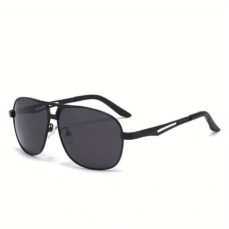 Lunettes De Soleil dégradées De mode pour hommes, grande monture, pilote, Design Anti-reflet, Lunette De Soleil Homme UV400