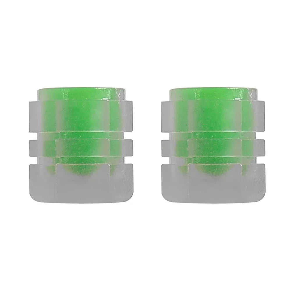Bouchons Valve Pneu Lumineux Fluorescents Scooter Électrique — Buse Roue