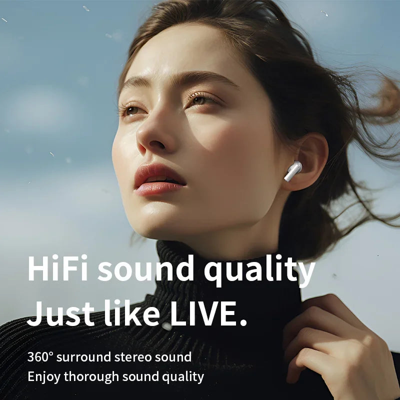 Écouteurs Bluetooth casque sans fil — antibruit, micro, smartphones