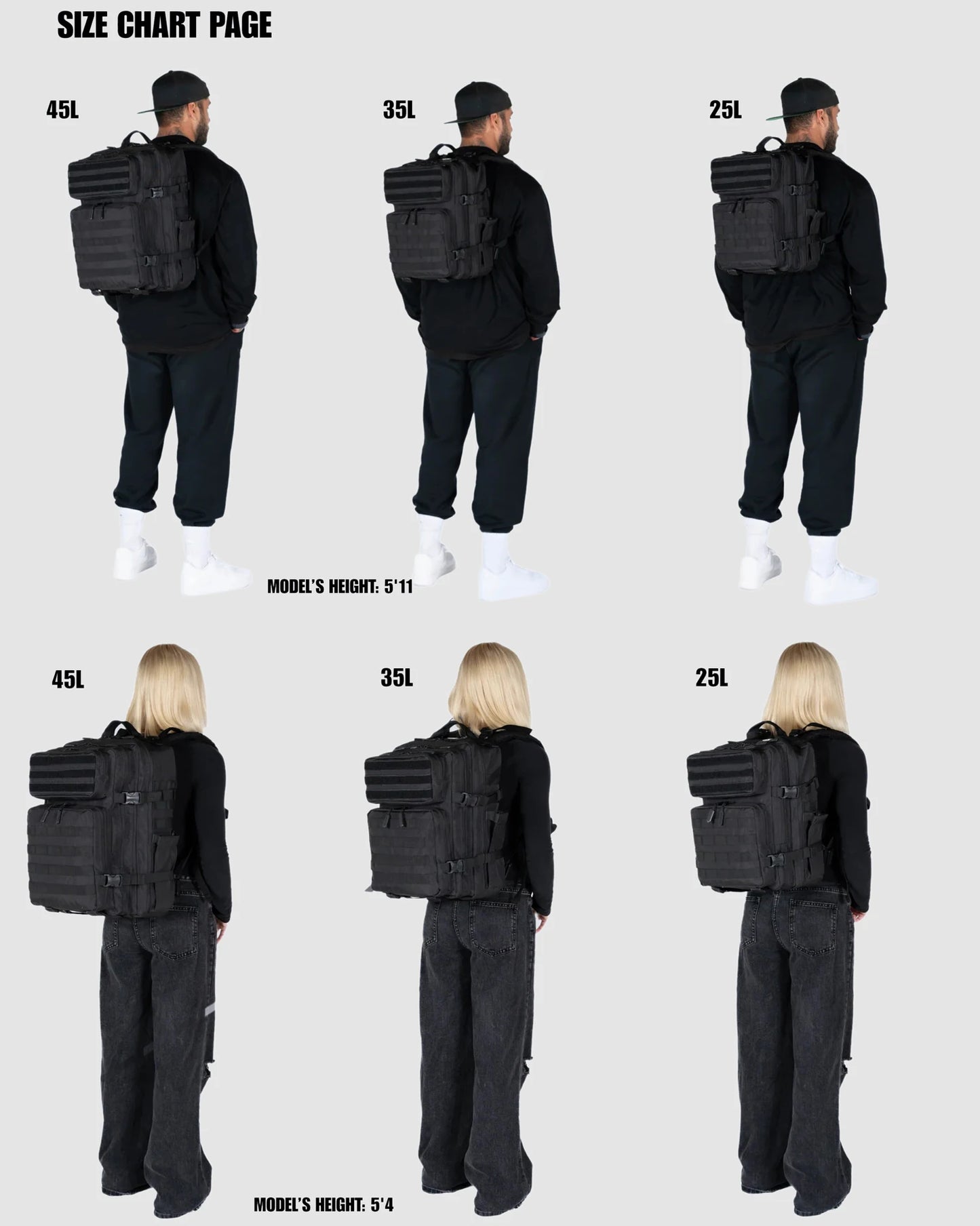 45L repas préparation gestion sac à dos gymnastique tactique étanche isolé déjeuner refroidisseur sac randonnée Camping voyage sac à dos